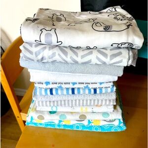 ❌SOLD❌ Baby boy receiving blankets